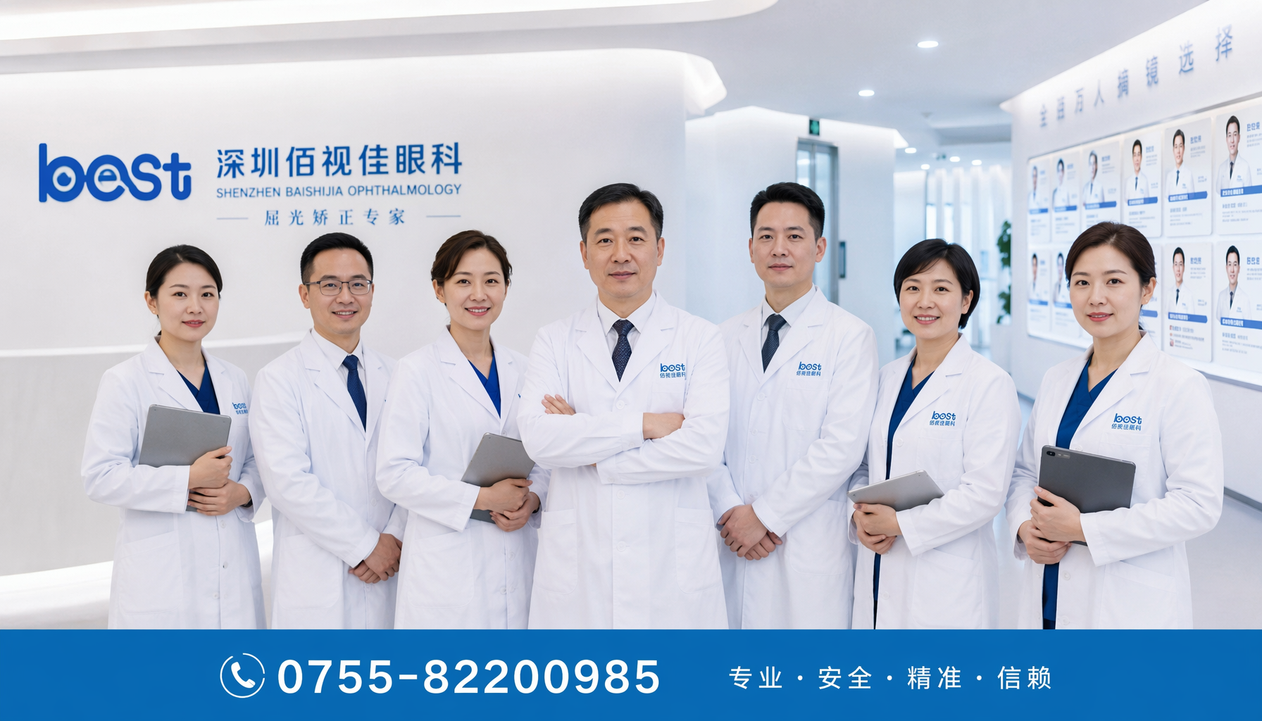 龙岩市 贾喜梅院长领衔的深圳佰视佳眼科屈光手术医疗团队